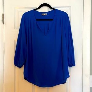 Pleione 3/4 length sleeve top Size XL